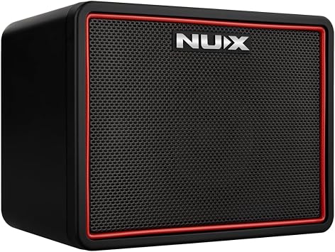 NUX Mighty Lite BT MKII Guitar Amp, 3W Electric Guitar/Bass Amplifier with Clean/Overdrive/Distortion Channel,7 Presets,512 Samples IR, Built in Drum Machine, Desktop Amplifier with Bluetooth