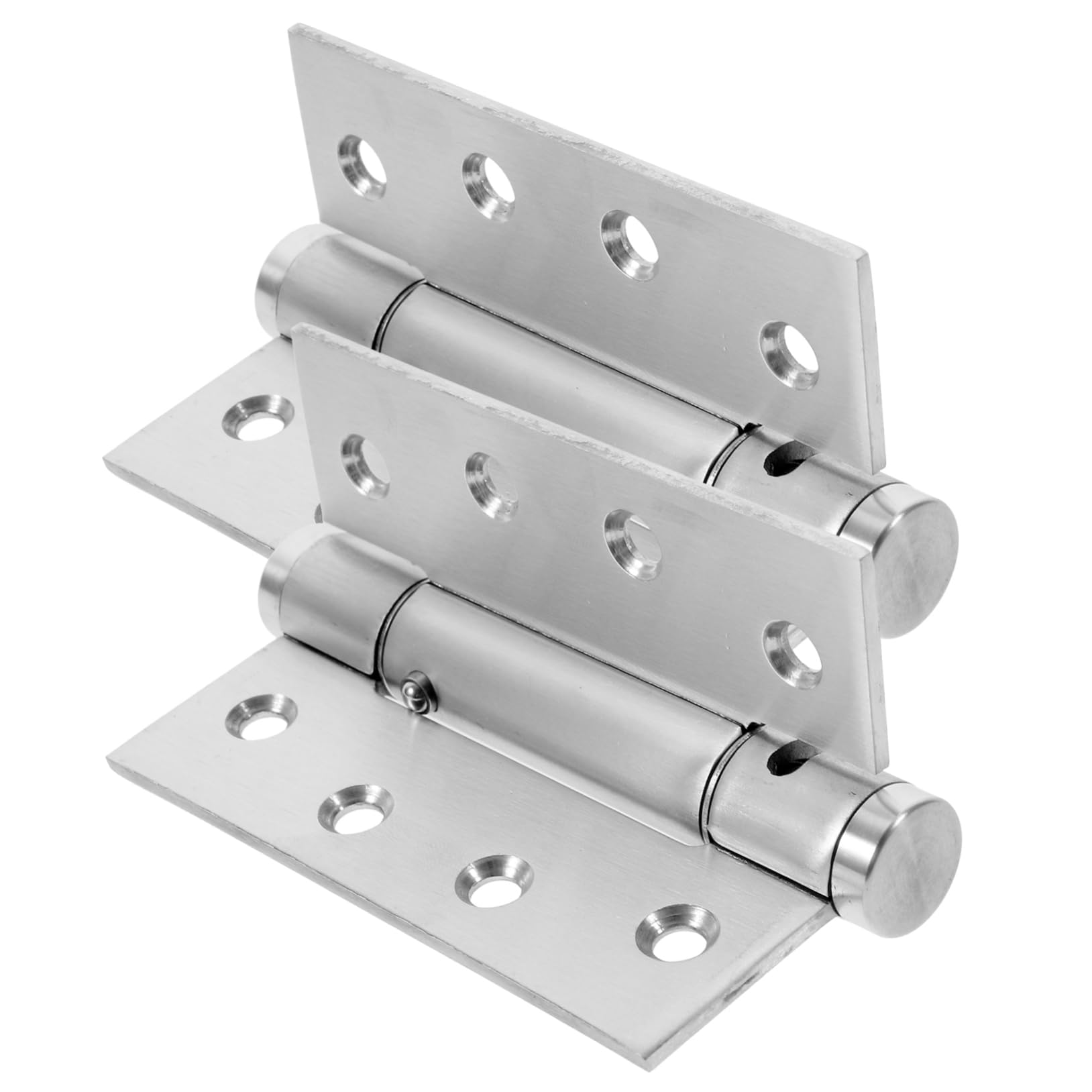 SEWOART 2pcs Automatic Door Closer Heavy Duty Door Closer Hidden Door Hinge Self Closing Hinges Cabinet Hinges Pivot Hinge Hinges for Kitchen Cabinets Close The Door Aluminum Alloy Open up