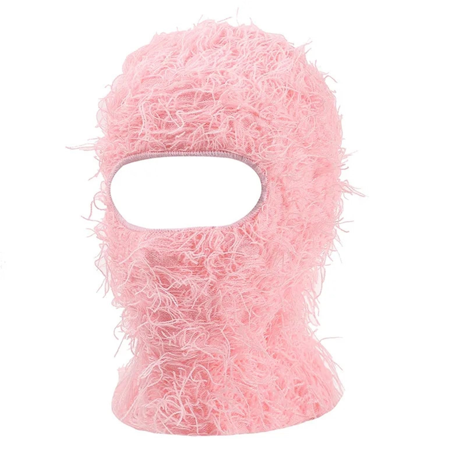 Cagoule Masque De Ski 2Pcs Ski Mask Face Scarf Warm Windproof Breathable Soft Winter Running Hiking Skiing Snowboarding Sports Accessories pour Le Ski(Beige)