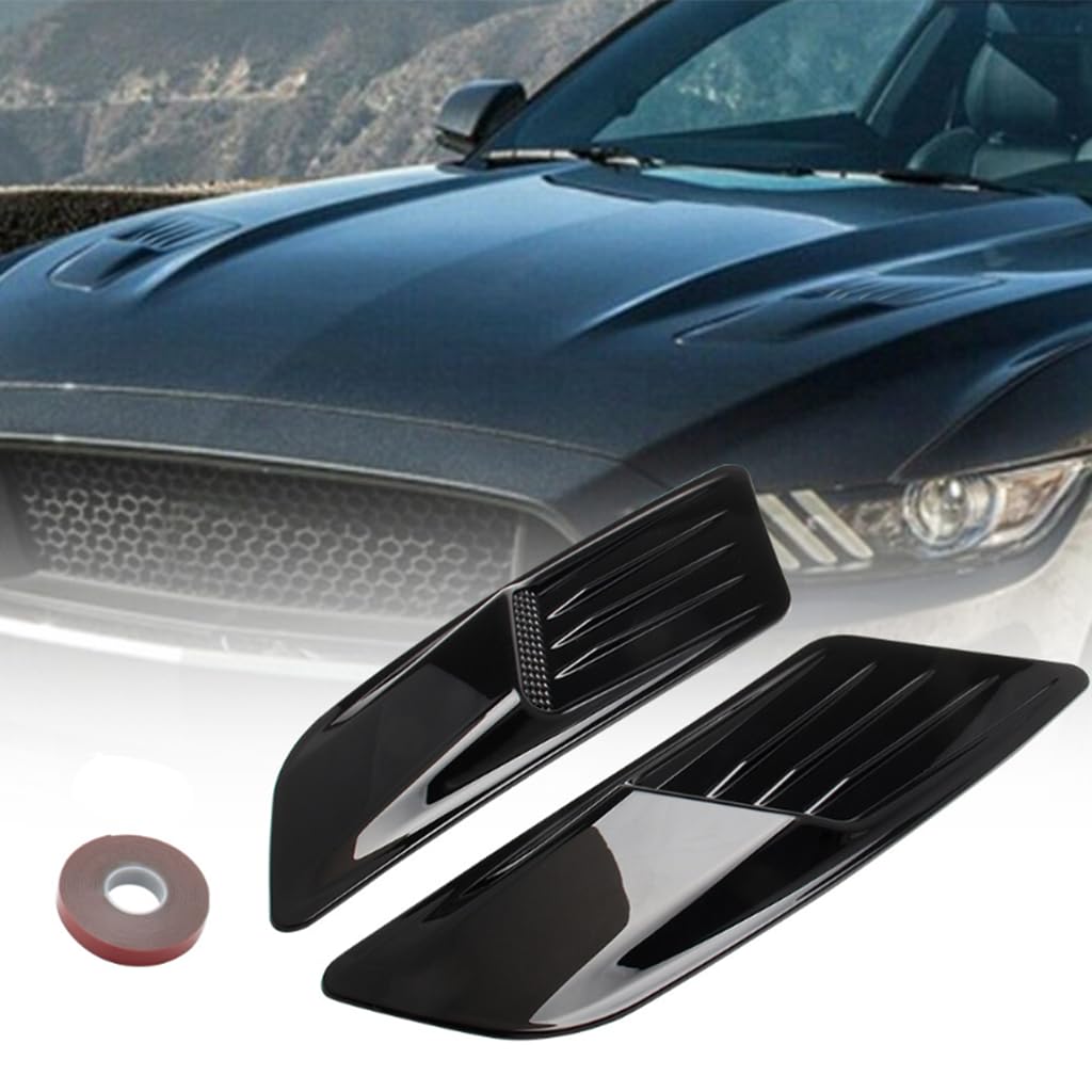 Évents Capot Voiture BMW 3 Series E46 4 Portes 1998-2005 - Entrées D'Air Aération Aileron Noir | Accessoires Tuning