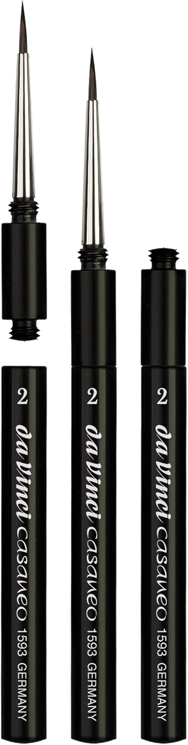 da Vinci Watercolor Series 1593 Casaneo Travel Brush Round New Wave Synthetics