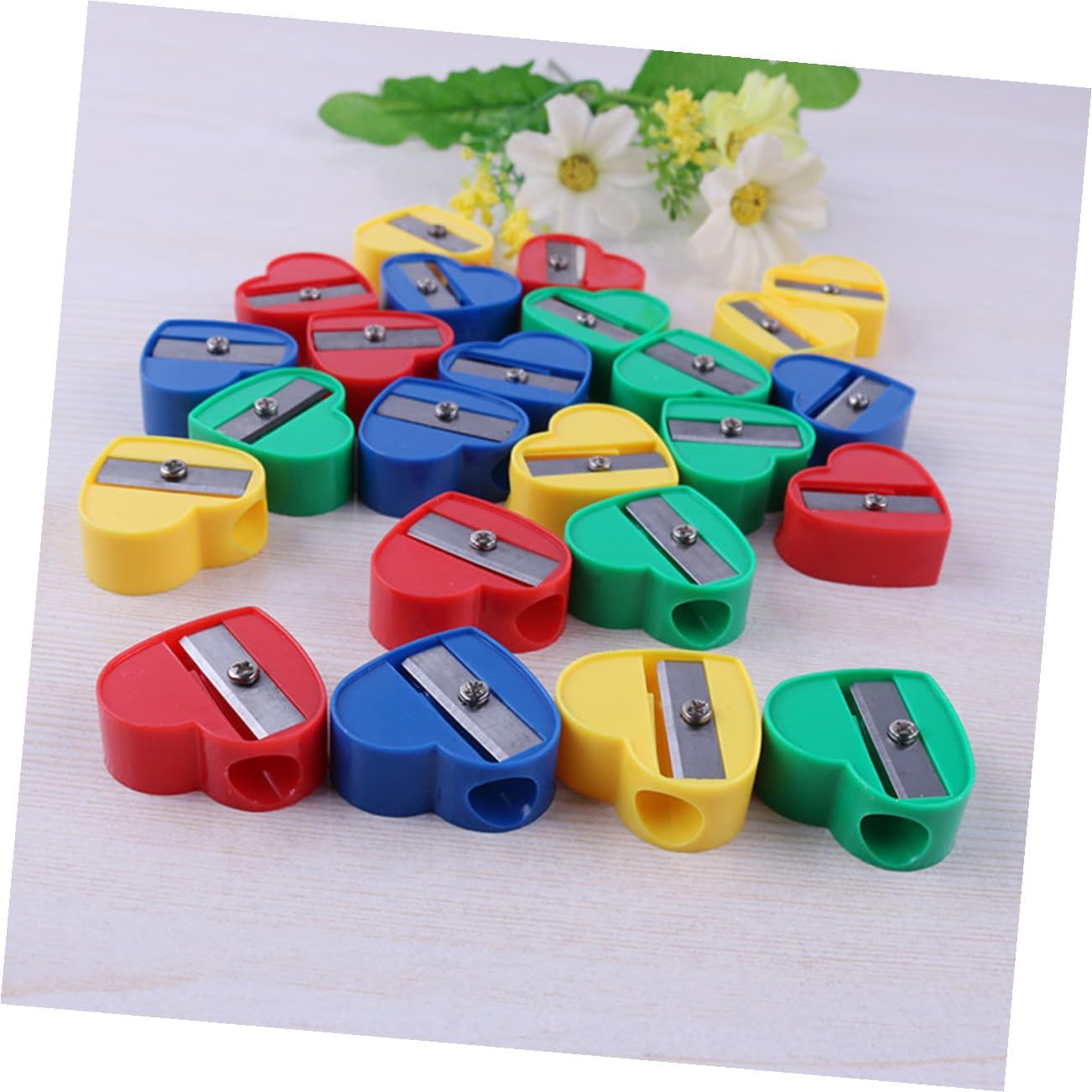 Uonlytech 60pcs Style Hand Held Pencil Sharpener Makeup Eyebrow Pencil Sharpening Tool