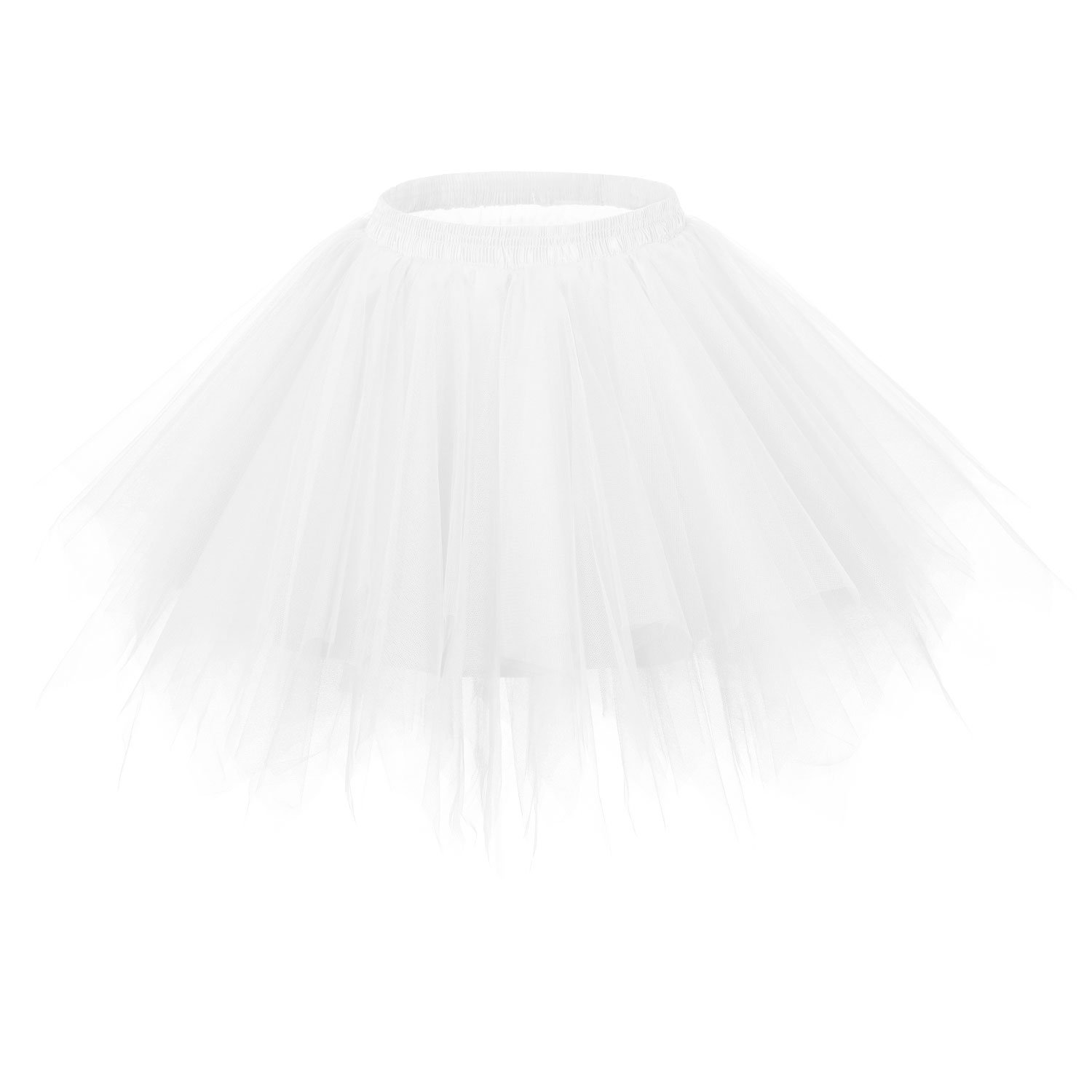 Ellames Women's Vintage 1950s Tutu Petticoat Ballet Bubble Dance Skirt