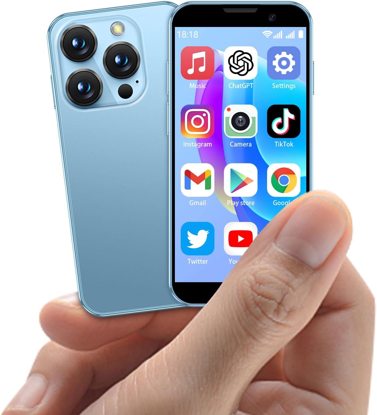 3.0 インチ HD スクリーン ミニスマートフォン、アンロックド