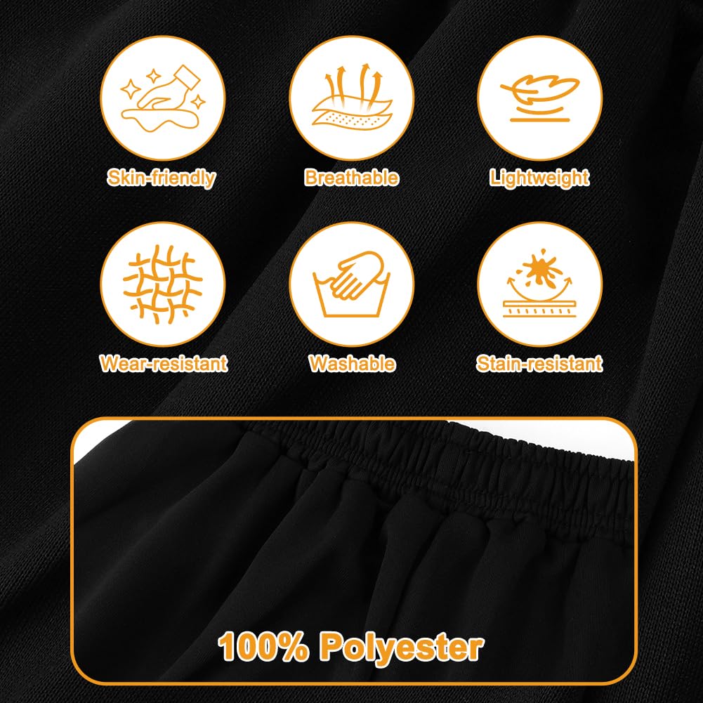 Pantalones para Niño, Pantalones Deportivos Casuales Niño, Pantalones de Pierna Recta de Cintura Elástica, Dos Bolsillos