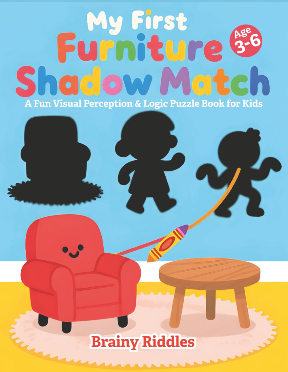 My First Furniture Shadow Match: A Fun Visual Perception & Logic Puzzle Book for Kids