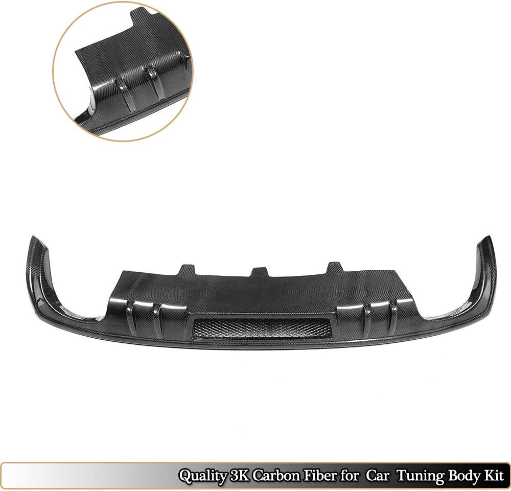 Rear Diffuser Compatible with Audi A5 B8 B8.5 Coupe Convertible 2Door 2012-2016 Factory Outlet Carbon Fiber CF Lower Bumper Lip Spoiler Body Kit(Not for A5 Sline & S5)