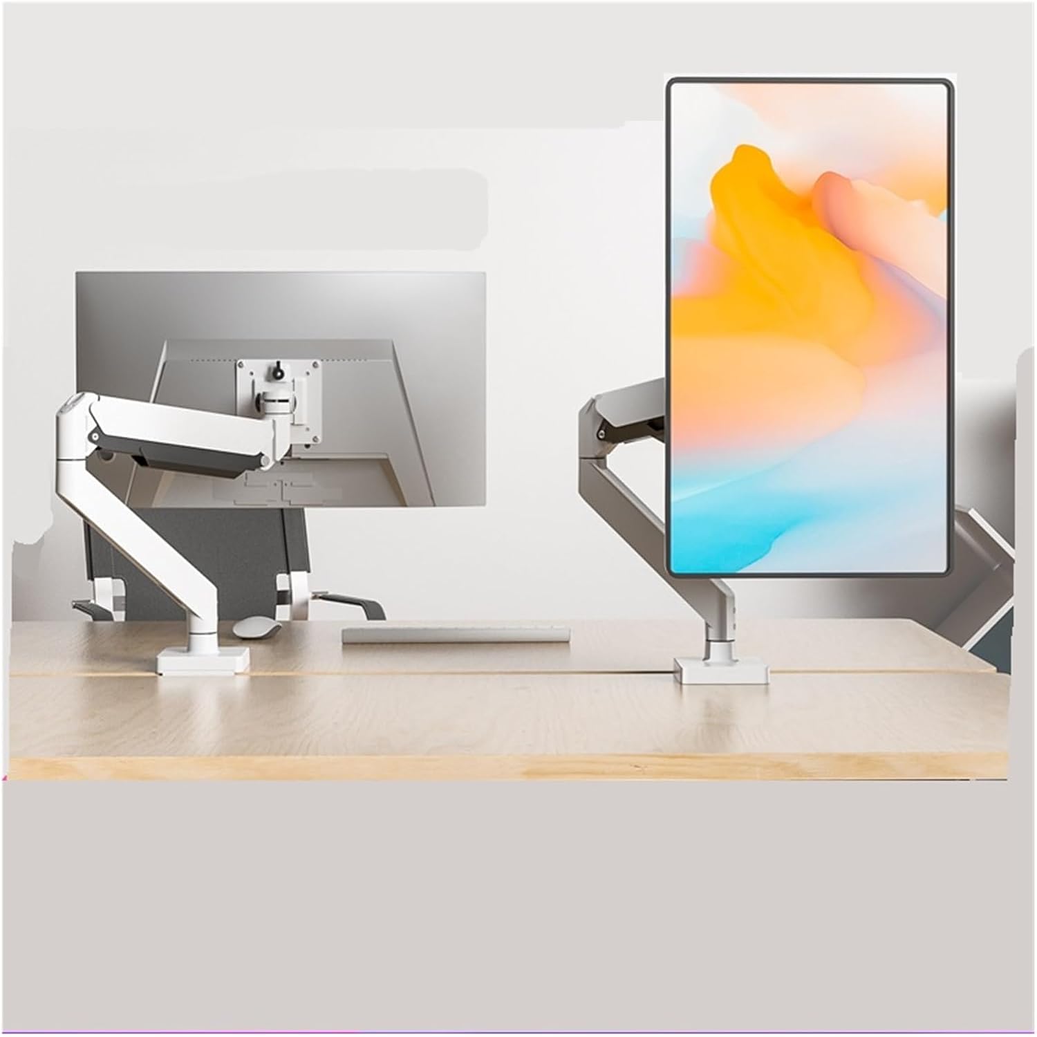 Computer Monitor Stand Machine 34-inch Desktop Shelf Telescopic Pneumatic Hover pad Height Adjustment Bracket