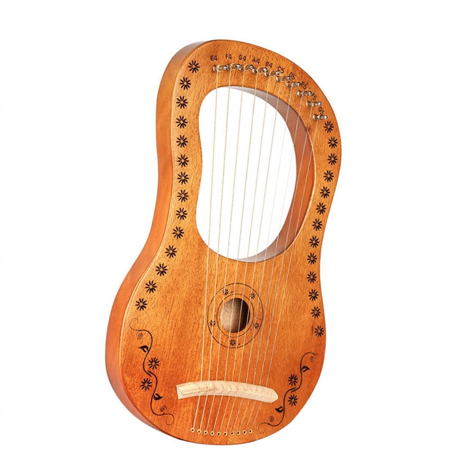 Harfa 16-strunowa Lira Harfa Początkujący Mała Harfa Przenośny Instrument Lira Harfa,Harfa