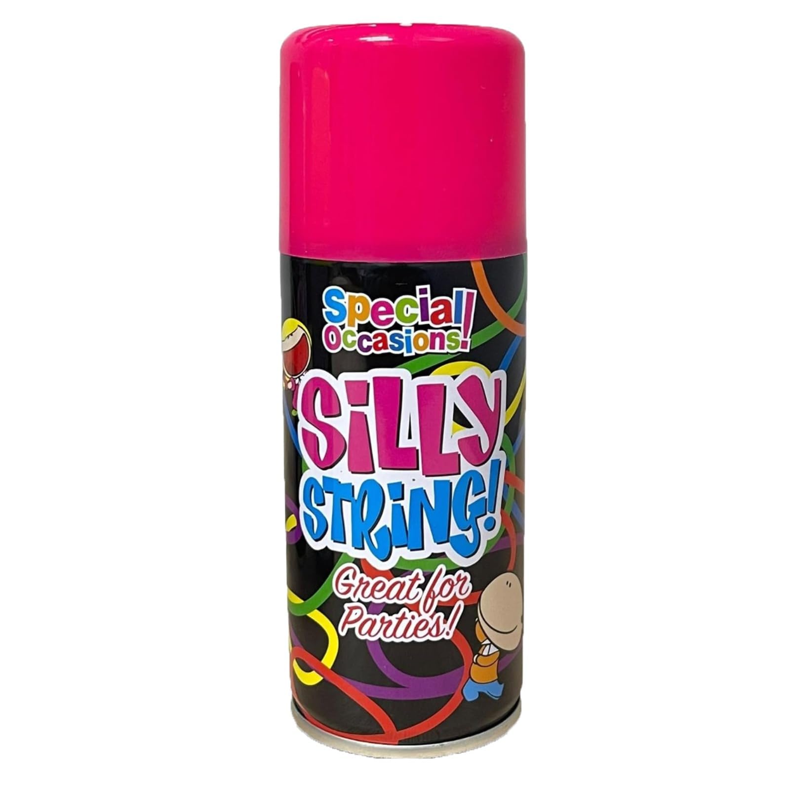 SDMAX Assorted Colours Silly String Spray - Perfect For Kids' Birthday Parties And Celebration Occasions, Easy To Use, Suitable For Indoor And Outdoor Use, (6 PCS)