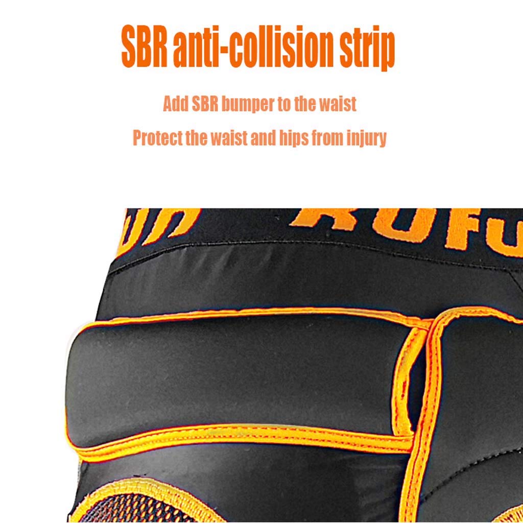 Protecteur de Hanche de Ski Professionnel, Coussin de Cul, Tissu Respirant Anti-humidité, Pantalon de Hockey, Planche à roulettes et équipement de Patinage à roulettes