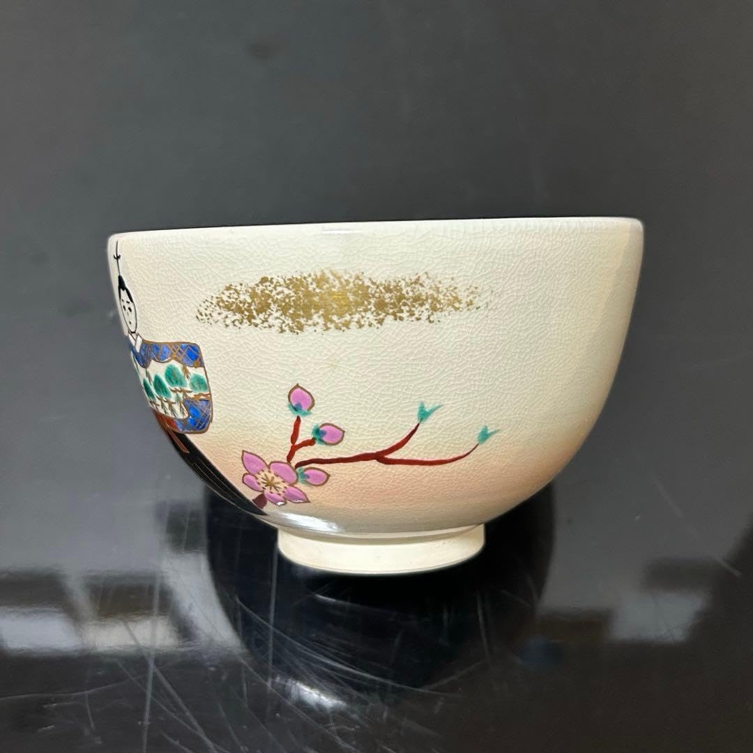 色絵雛茶碗 茶道具懐石茶箱鵬雲斎坐忘斎淡々斎即中斎而妙斎棗水指茶碗棗茶杓水屋道具