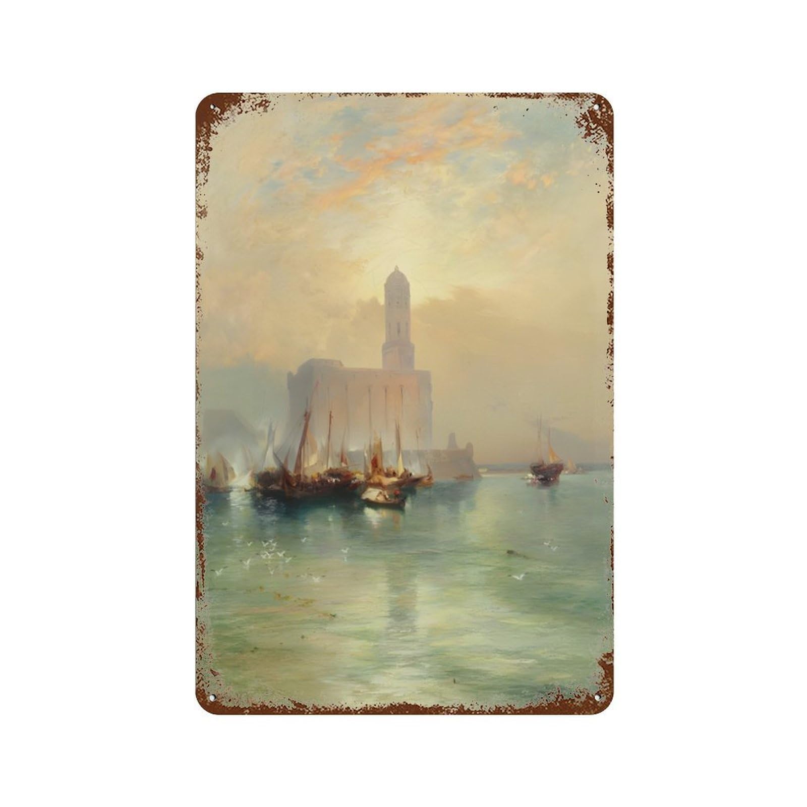 xiaoxiaoshen Thomas Moran (29) Wall Decor Art Metal Tin Poster Modern Home Decor Art Home Bar Shop Decorations Vintage Sign 30x20cm