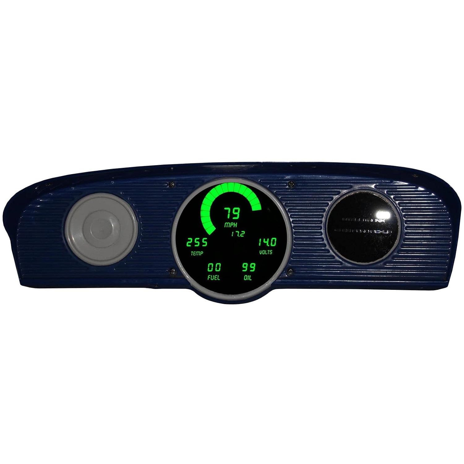 Intellitronix 1961-1966 Ford Truck LED Digital Gauge Panel Replacement - Direct Fit Dash Cluster Upgrade with Speedometer, Tachometer & Fuel Gauges - 61-66 Ford F-100, F-250, F-350 (Blue)