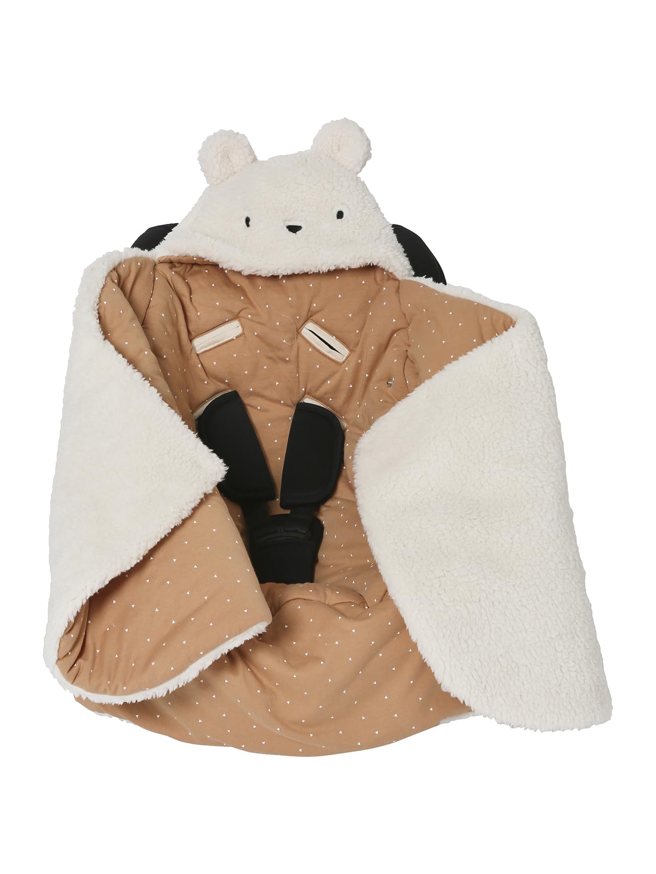 VERTBAUDET Nid d'ange Transformable en Peluche Ourson