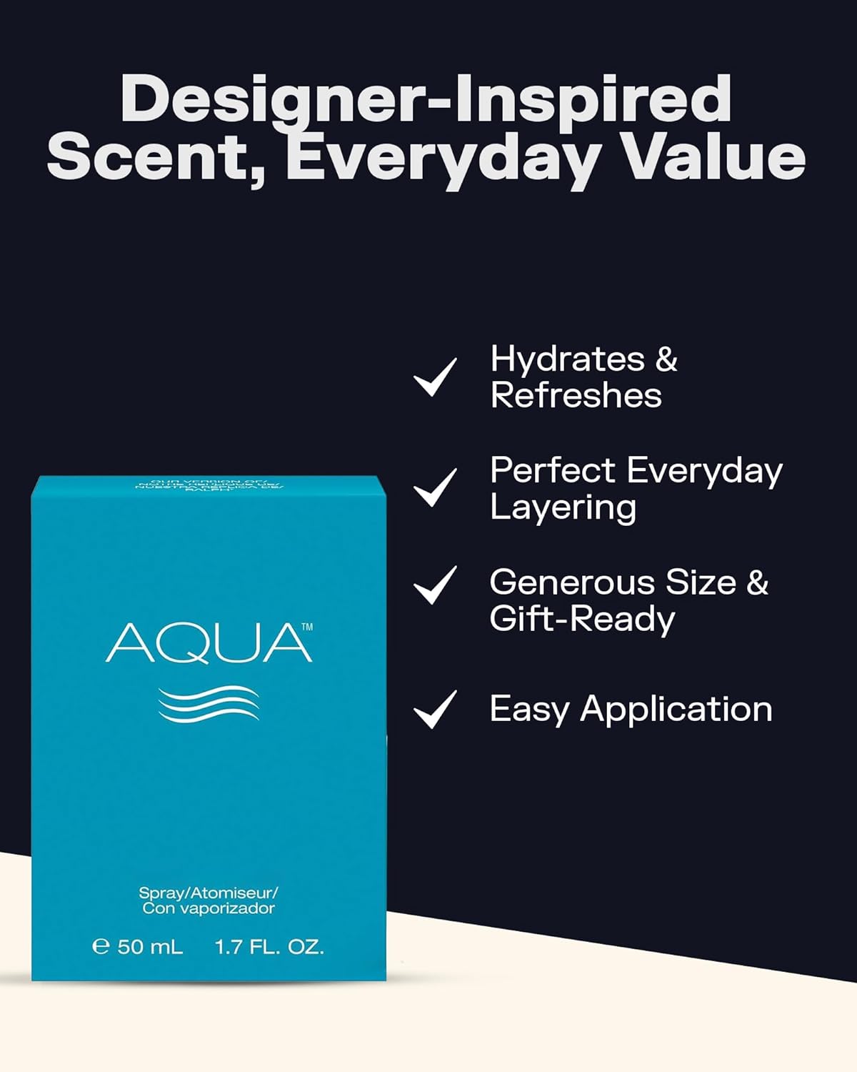 PB ParfumsBelcam Aqua Eau de Toilette Spray, Our Version of a Designer EDT, 50ml. - Image 4