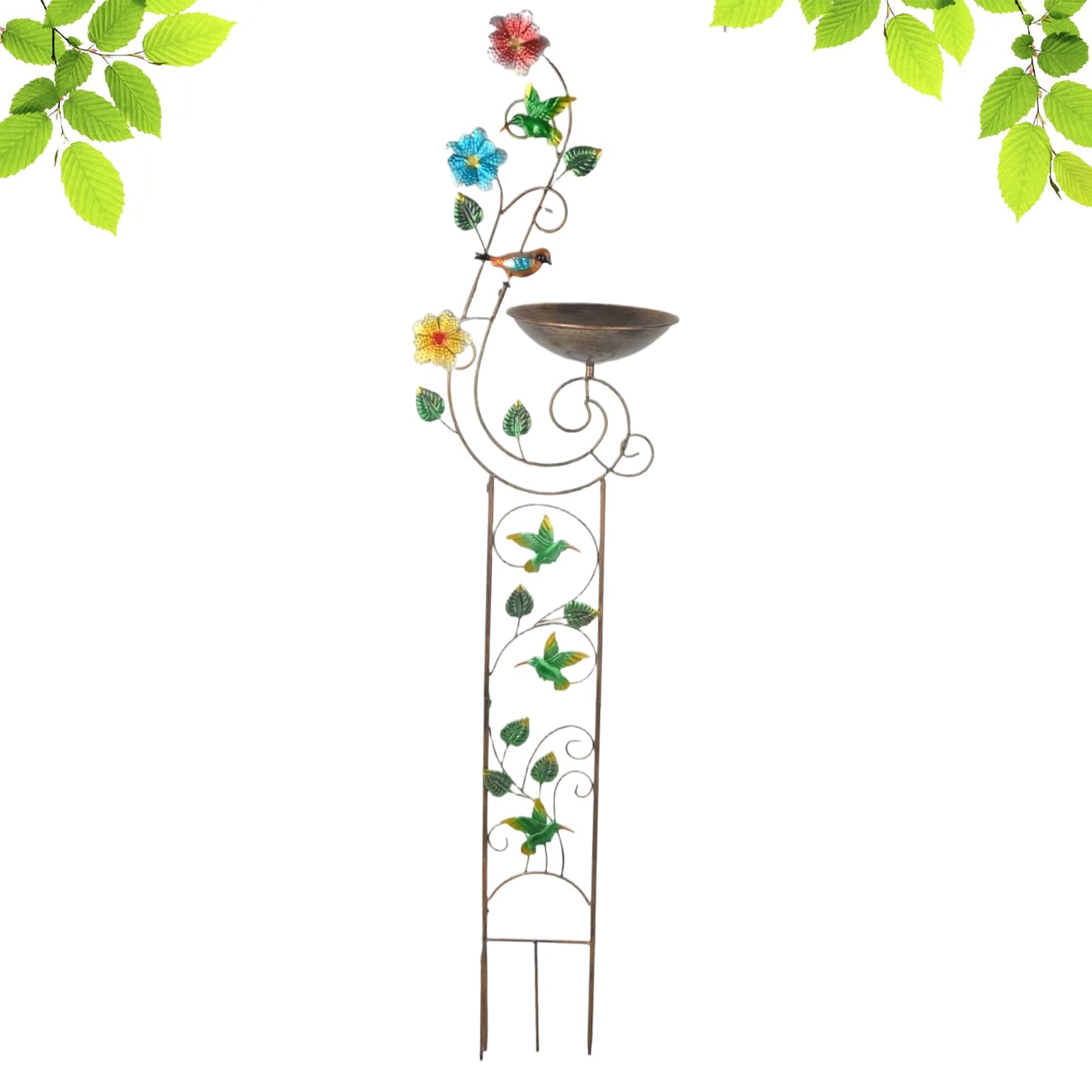 Generico Bagno per Uccelli da Giardino Decorazione Abbeveratoio | Vasca E Mangiatoia Per Uccelli Giardino Patio Cortile e Cortile Posteriore e Corte Interna