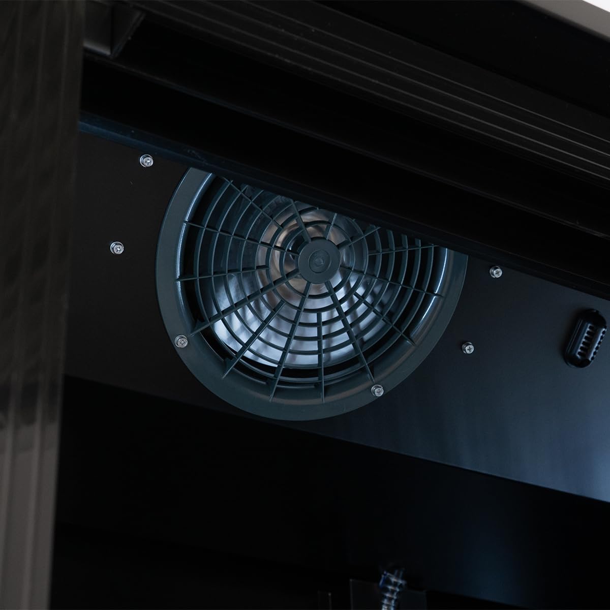GastroHero Frigorifero per bevande ECO 1500 con ante a ribalta e luce