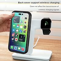 Vista 5 de X-belmox Funda protectora para iPhone 14 Pro Max, 3 capas resistente para Apple 14 Pro Max resistente a prueba de golpes, a prueba de caídas Funda