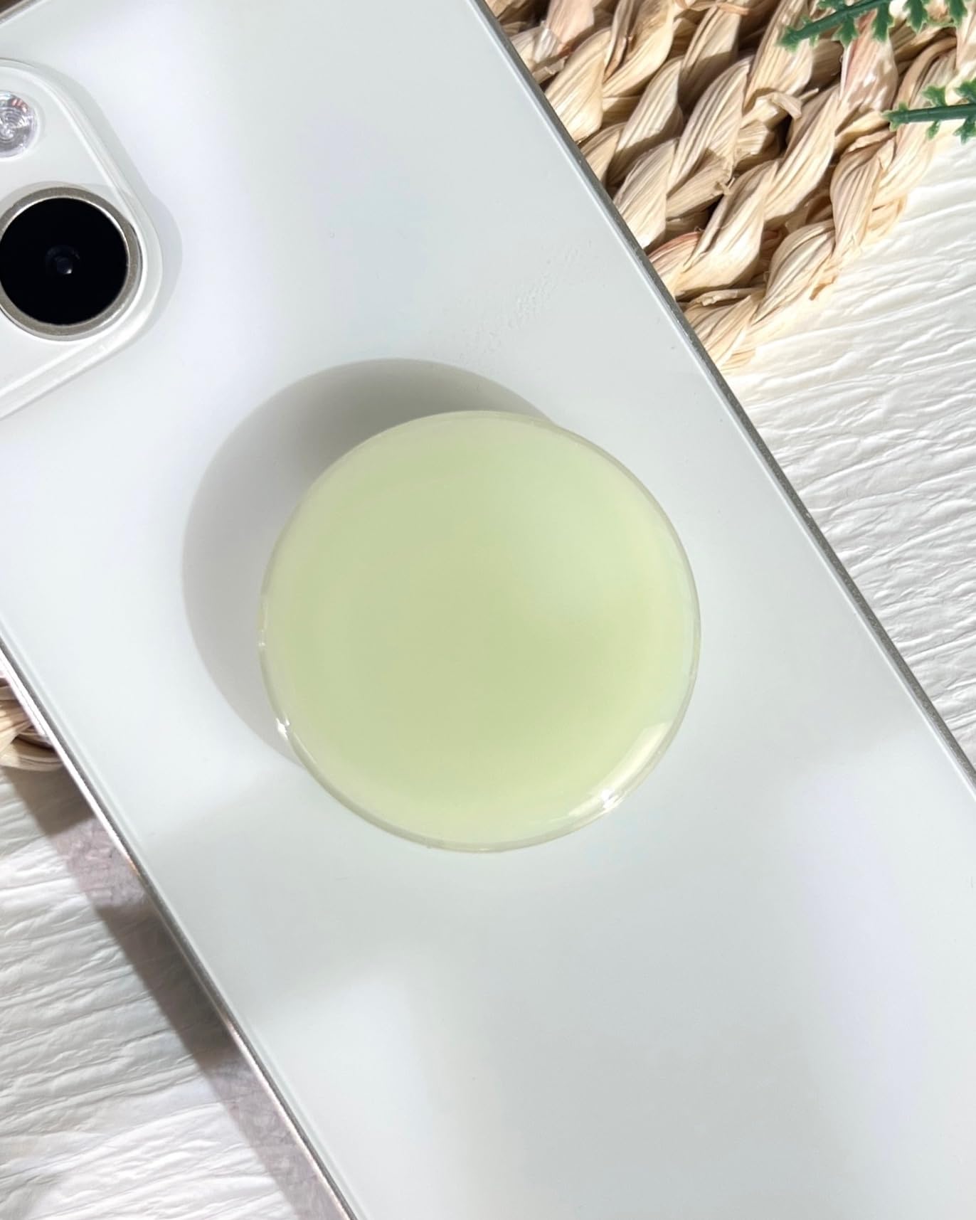 Solid Color Phone Grip Stand, Cute Resin Clear Cell Phone Holder,Handmade Collapsible Cell Phone Accessory, Phone Charms Holder Support with