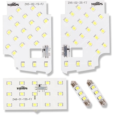 Amazon Yours ユアーズ マツダ Bm系 By系 アクセラ 減光調整付き 専用設計 Led ルームランプセット 専用工具付 2 M ルームランプ 車 バイク