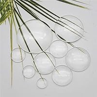 Vista 6 de Paquete de 90 cabujones de cristal transparente de forma redonda de 0.315 in, 0.394 in, 0.472 in, 0.591 in, 0.630 in, 0.709 in, 0.787 in, 0.984 in