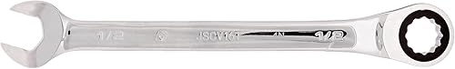 STANLEY Proto Industrial JSCV16T Llave de trinquete de pulido completo de 12 puntos Rev de 1/2 pulgadas
