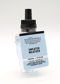 Sweater Weather, Bath and Body, Wallflowers Home Fragrance Refills, 0.8 fl oz