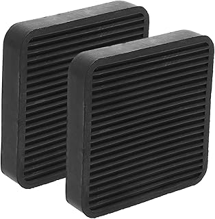 Mikinona 2個ブレーキペダルパッド クラッチペダルカバー ゴム製自動車用交換部品 車両用内装アクセサリー トラック対応