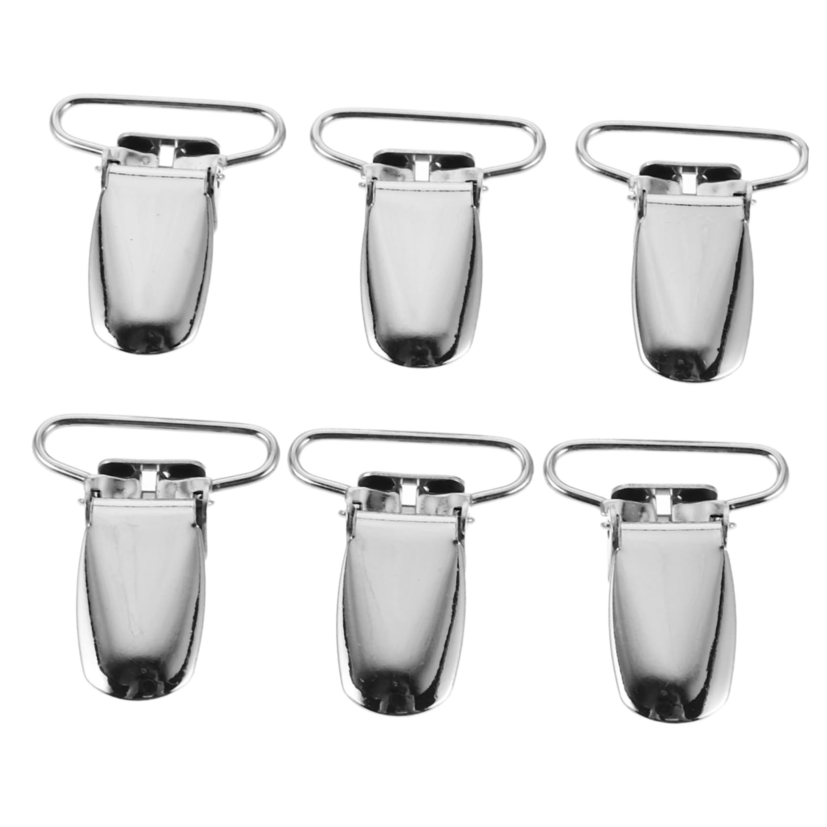 Pinces à bretelles canard LIFKOME : lot de 30 clips métalliques réglables pour pantalon et bavoir