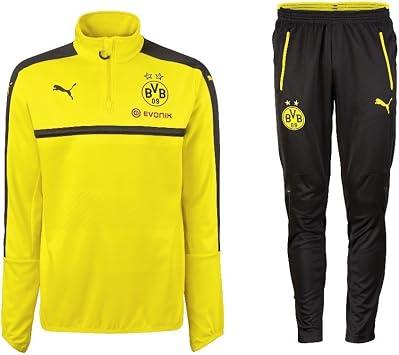Borussia Dortmund Puma Chándal con Half Zip 2016/2017, Hombre, Amarillo :  Amazon.es: Deportes y aire libre