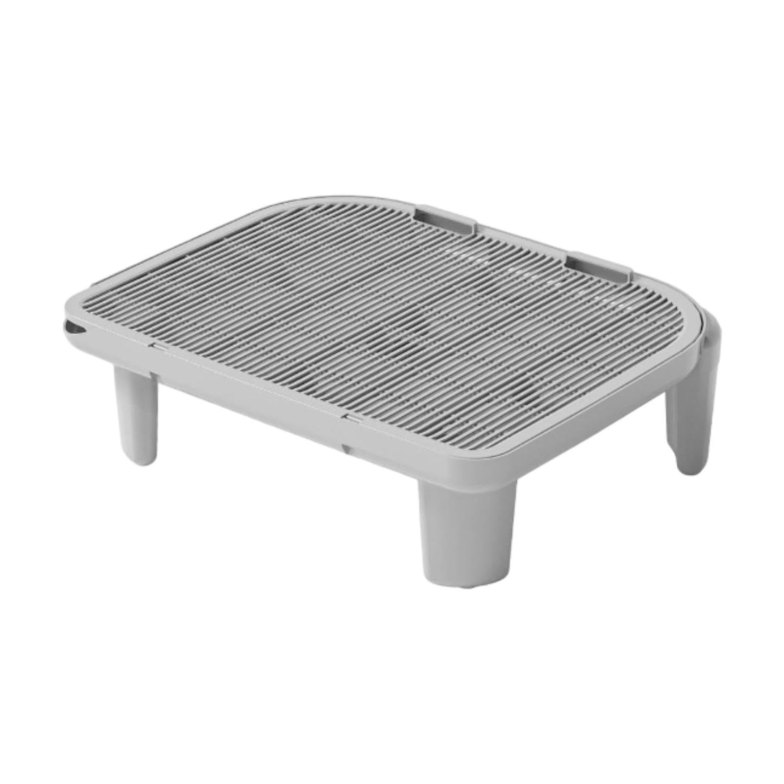 Tapis de Litière pour Chat, Tapis de Sol, Tapis Anti-griffures, Tapis de Protection pour Animaux, Lavable, pour Chambre et Salle de Bain, Gris