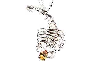 Gleaming Scorpion Pendant: A Shimmering Celestial Talisman