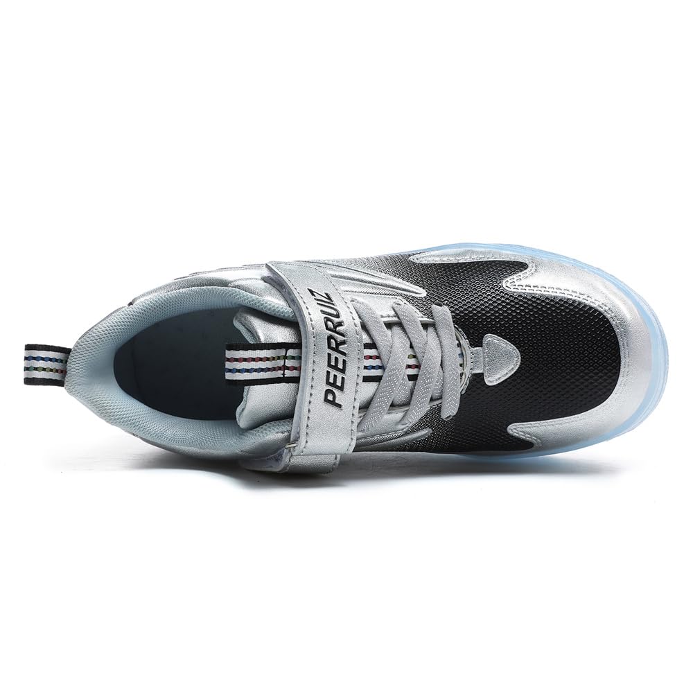 Mateju Scarpe con Rotelle Bambina Bambino Sportive Scarpe da Skateboard, Ragazzo Rotelle a Scomparsa Skateboard Sneakers Scarpe da Ginnastica da Pattini per Bambini Donna Uomo