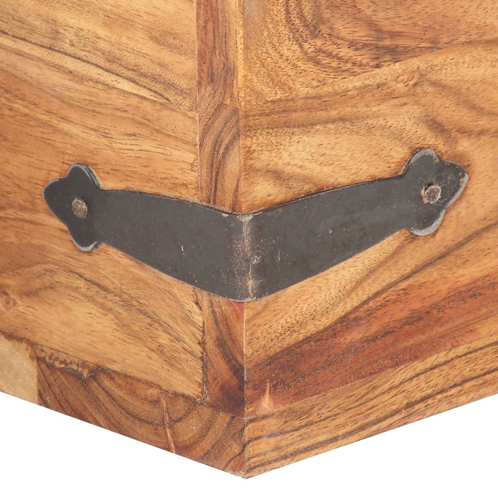 Generisch Truhe 40x40x40 cm Akazie Massivholz,16.18 kg-289639