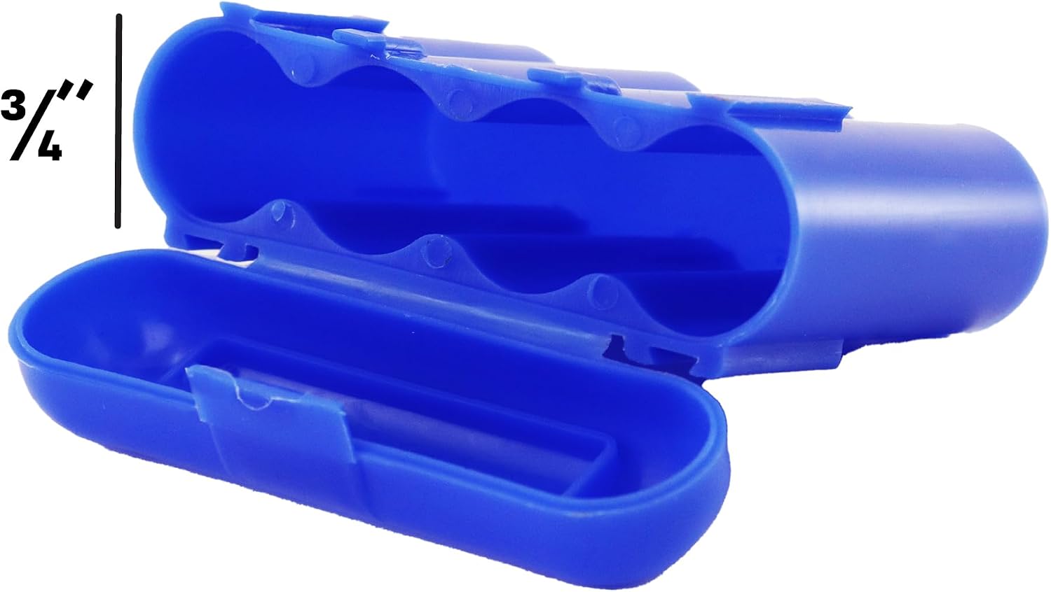 AA AAA CR123A Blue Battery Holder Storage Case 100 Cases