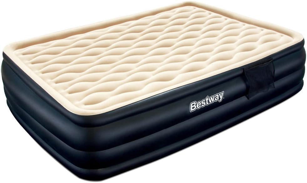Bestway Airbeds Premium Flocked Dreamair Quick Inflation ComfortForm