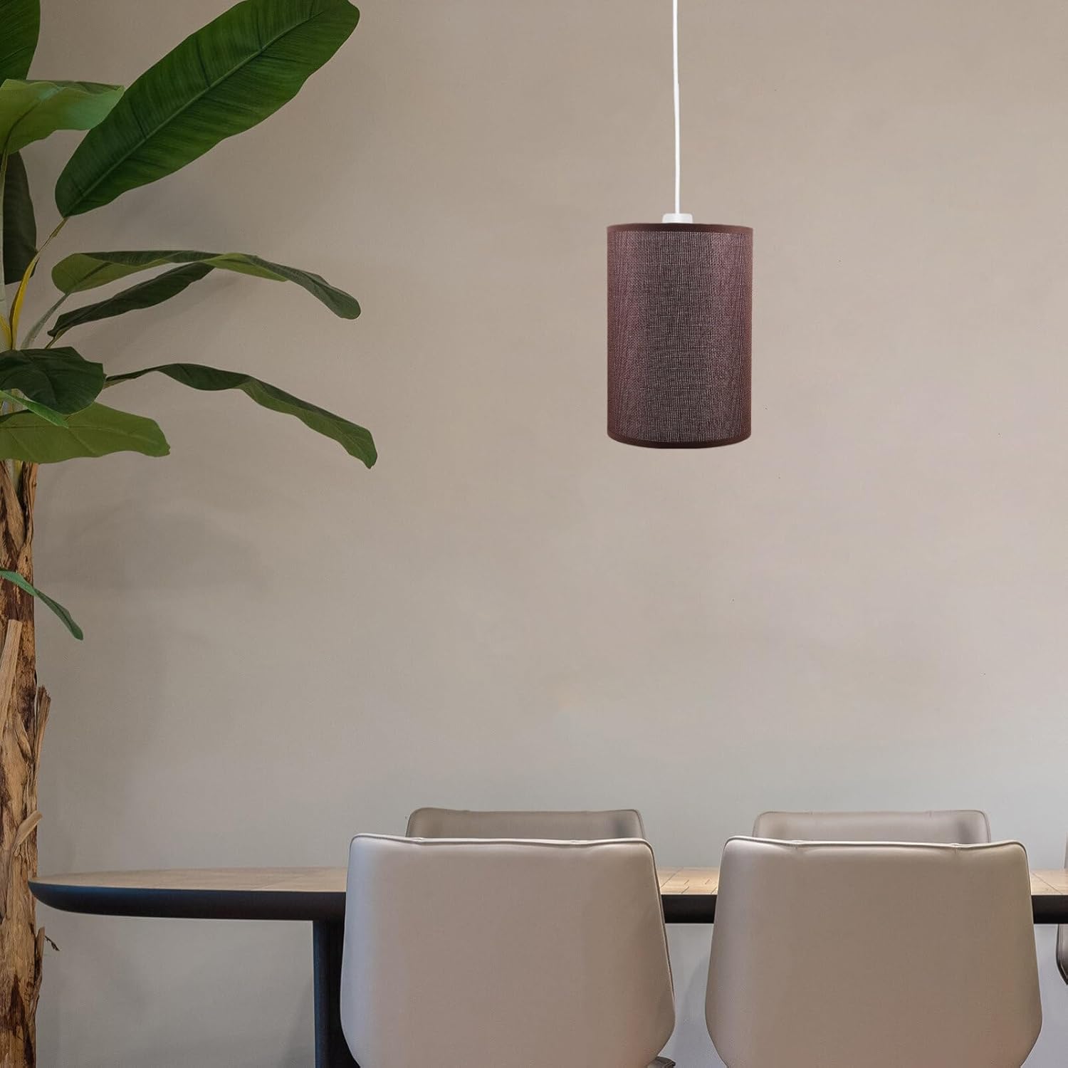 Kichvoe Drum Lamp Shape: E27 Fabric Cylinder Lamp Shades Spider Construction Clip On Covers Replacement Pendant Light Shade for Table Floor Light - Fits 1.78inch Bulbs