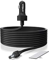 Mini cabo Starlink 12 V 5 m, mini acessórios Starlink 16AWG isqueiro para cabo CC, cabo Starlink 12 V-48 V carregador de carro (5 m)