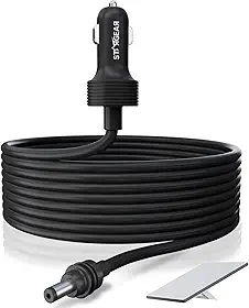 Mini cabo Starlink 12 V 5 m, mini acessórios Starlink 16AWG isqueiro para cabo CC, cabo Starlink 12 V-48 V carregador de carro (5 m)