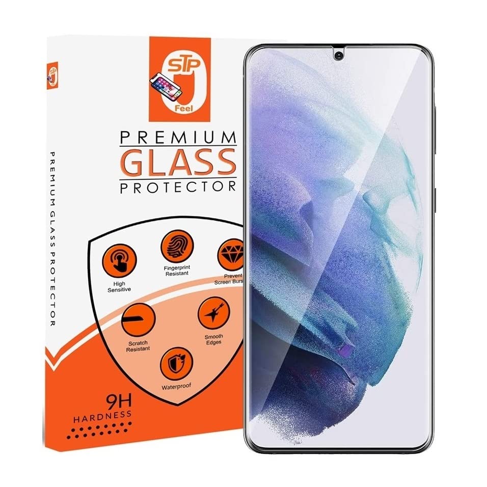 Image of STP FEEL (2 Pack Unbreakable Membrane Screen Protector Guard For Samsung Galaxy S21 Plus (6.7 Inch) | Membrane Ultra Smooth Touch with Finger Print Support - HD /3 Months Warranty