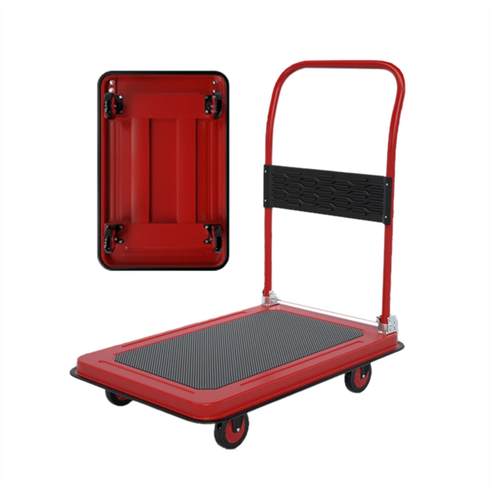 Carretilla de mano plegable de 78x51x89 cm para evitar golpes y caídas de carga
