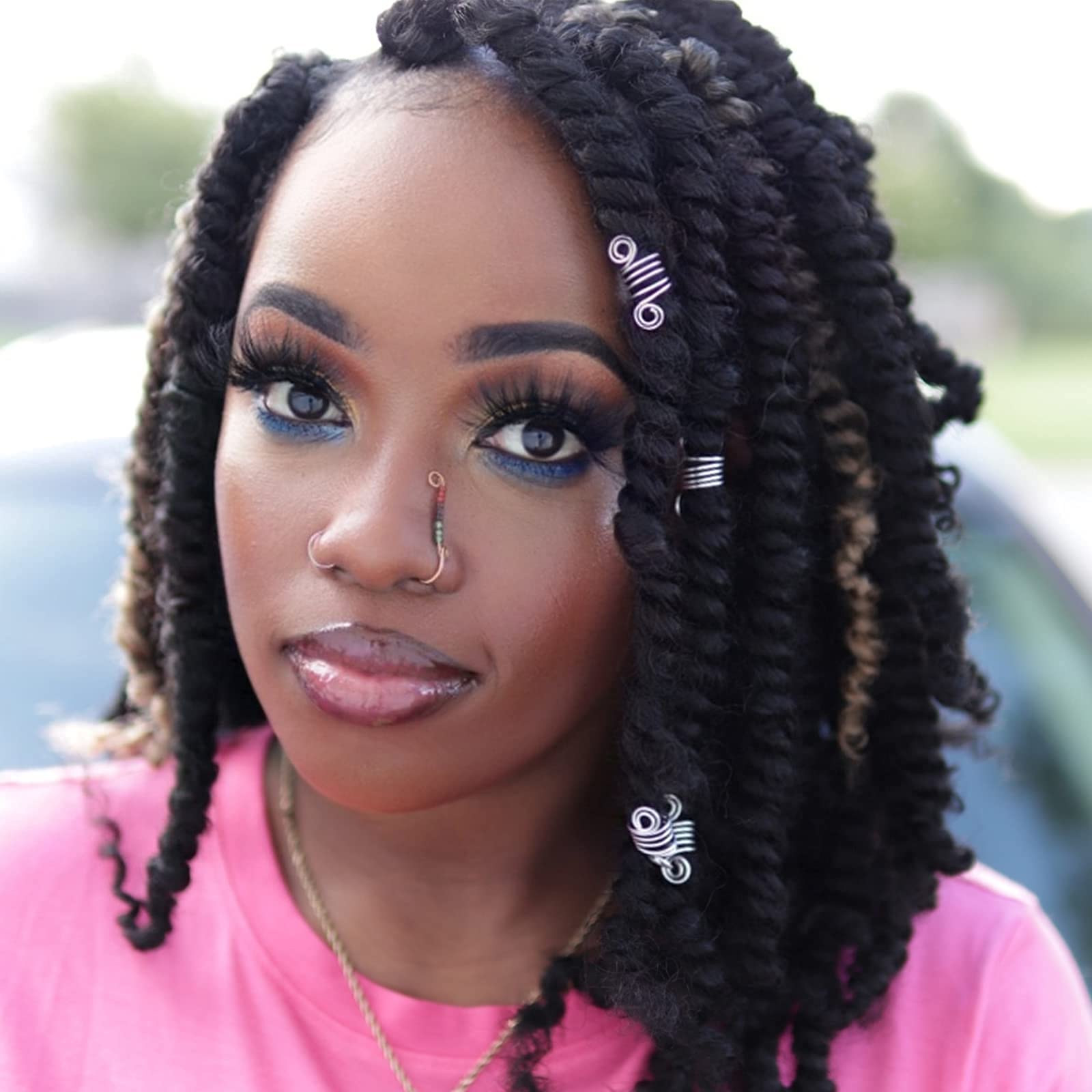 Buy ROSDINA Passion Twist Hair 12 Inch 7 Packs Water Wave Crochet