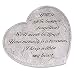 Gone But Not Forgotten Bereavement Heart Shaped 11 in. Garden Stepping Stone