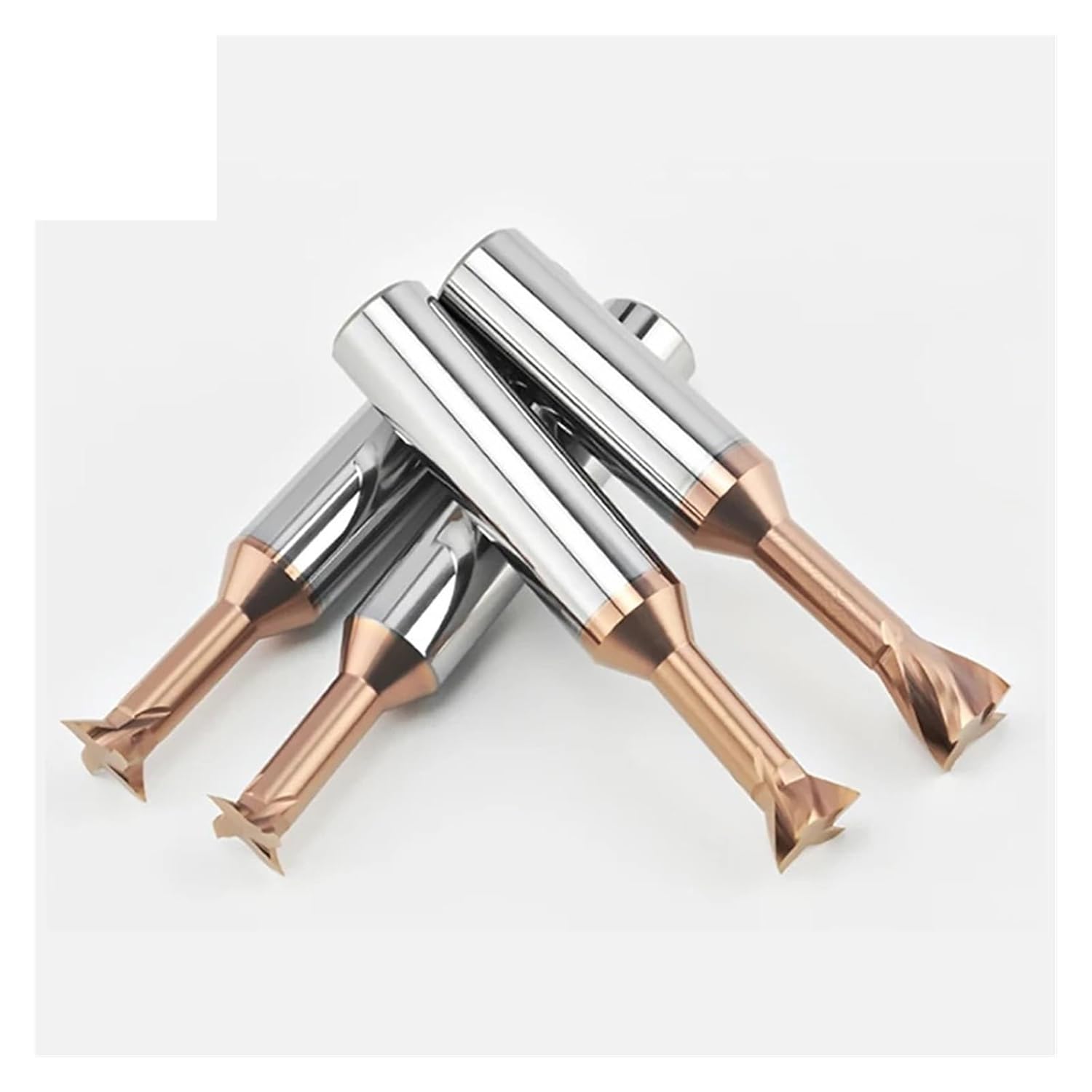 Carbide Dovetail Milling Cutter 30 45 60 75 Degree 4mm 6mm 8mm 10mm 12mm 14mm Tungsten Machining Tool for Steel for Aluminum(Uncoated-60 Degree,20mm)