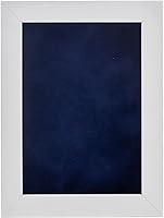 Vista 3 de Marco de caja de sombra de 4 x 6 pulgadas, madera blanca, con una profundidad de visualización útil de 3/4 pulgadas, incluye un tablero de respaldo