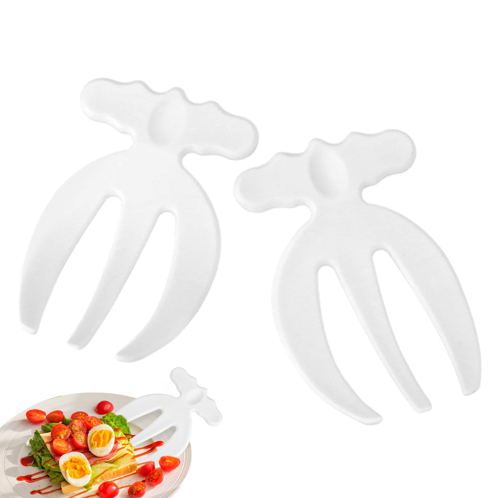 Salad Servers,Multi-functional Mixing Tool - Salad Utensils for Serving - for BBQ Picnic Camping Yards Porches Gardens Lawn Party Indoor Courtyards Backyard