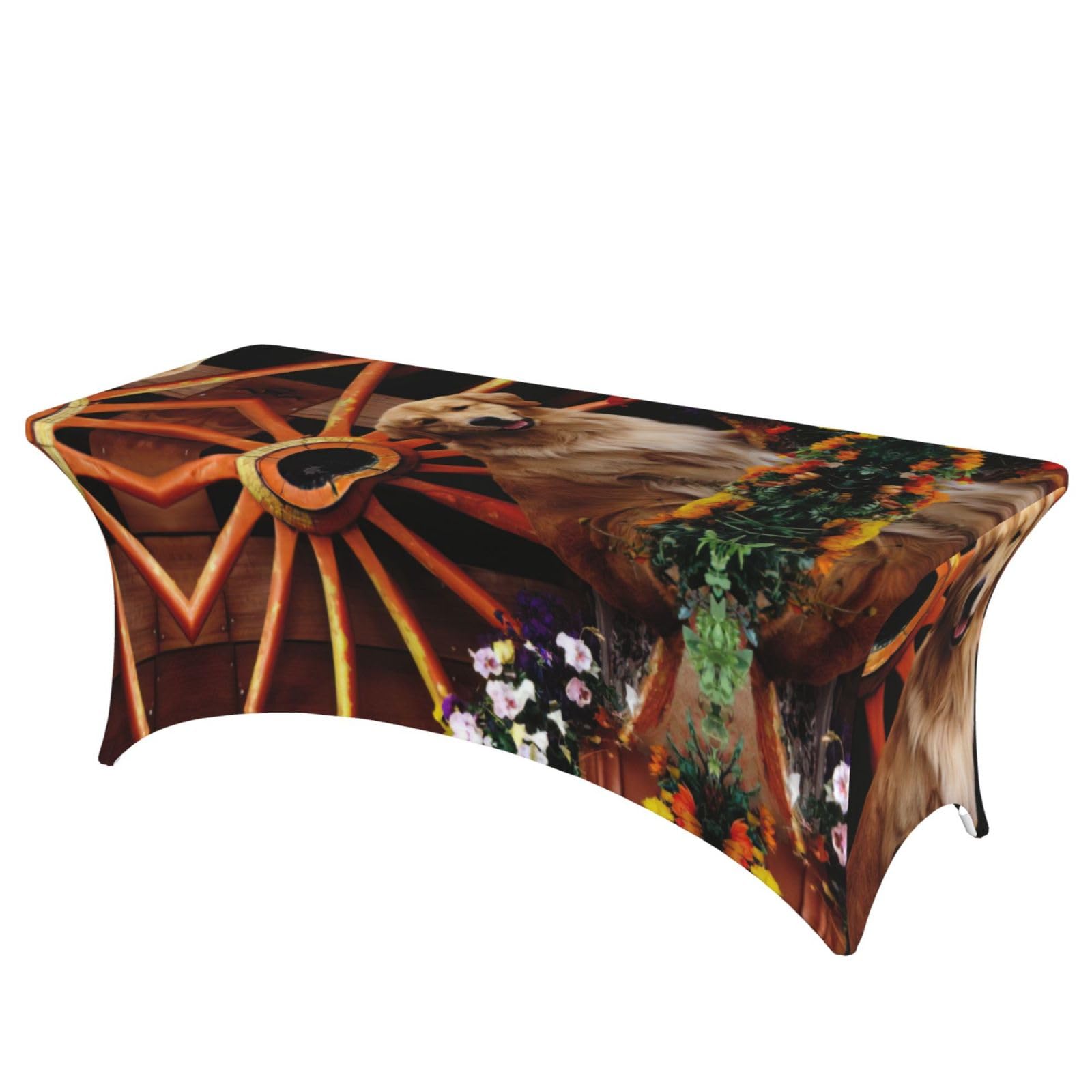 Nappe de table extensible en élasthanne lavable housse stretch banquet 1.8m