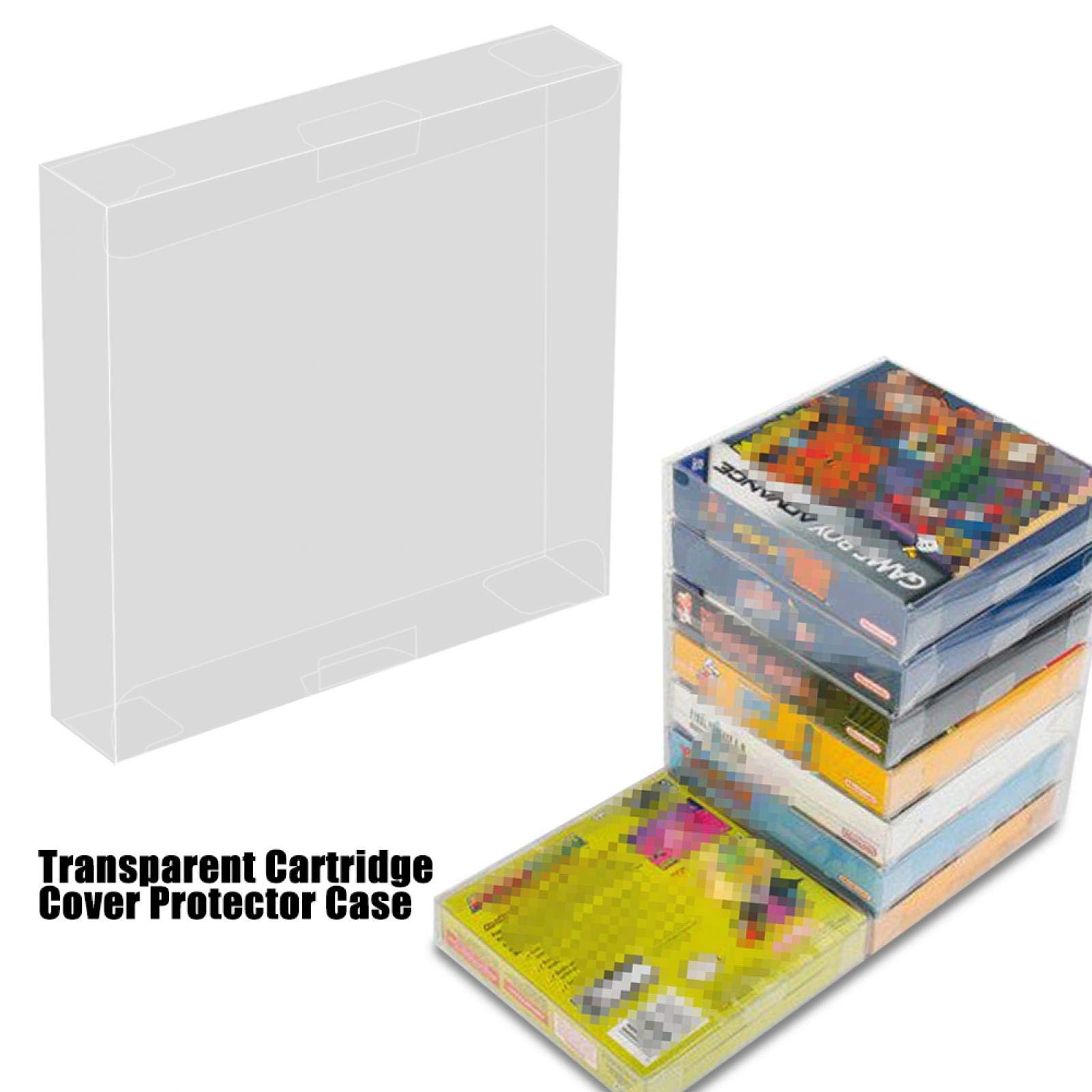 Goshyda 10 szt. przezroczysta wodoodporna kaseta osłona osłona etui do Game Boy GBA Boxed Game