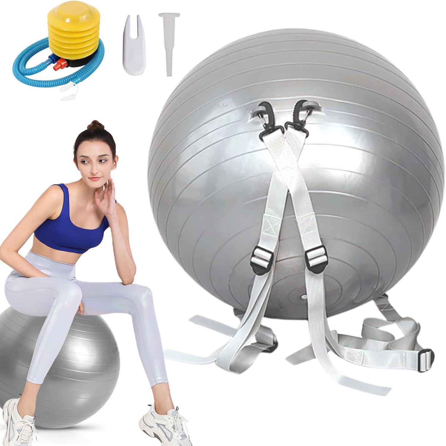 Somersault Ball | Multifunctional Auxiliary Ball | Multifunctional Fitness for Assisted Somersaults, 250Kg Capacity, Anti-Slip for Children, Adults in